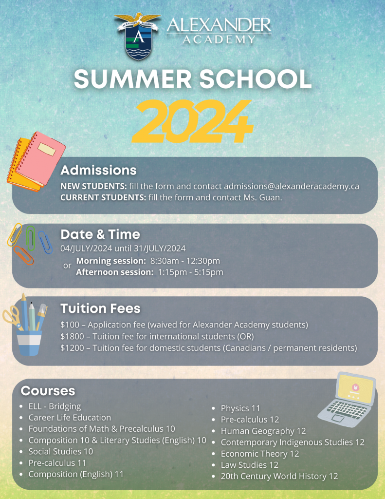 Step Up Your High School Journey With Summer School - Alexander Academy